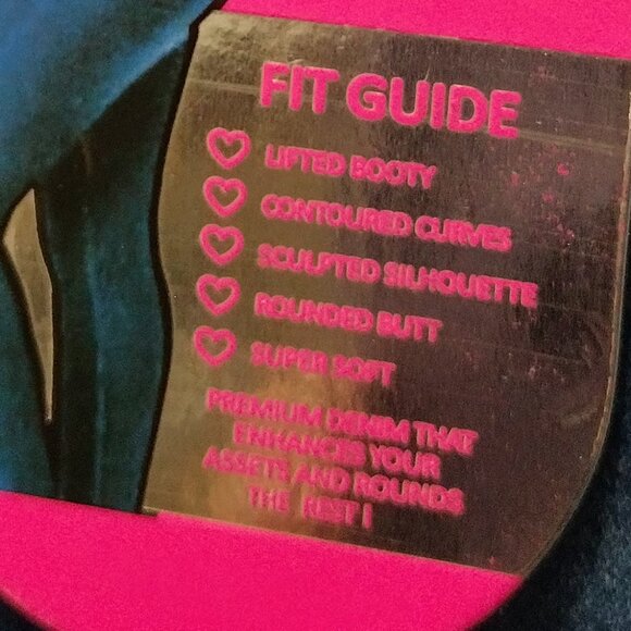 NWT Bamboo Dark Wash High Waist Capri Jeans – Size 16 - Picture 6 of 13